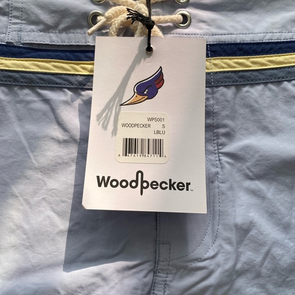 Woodpecker - NWT Men’s Swim Shorts Blue - Picture 7 of 10
